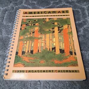 Vtg American Art in American Museums 1990 CALENDAR planner agenda engagement